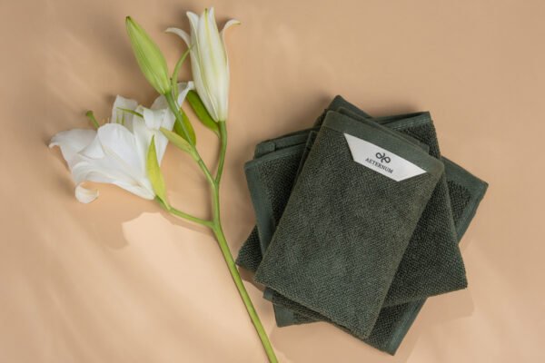 Bath Linen Set - 2x (Blue and Green Colour)