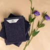 Bath Linen Set - 2x (White and Blue Colour)
