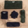 Bath Linen Set - 2x (Blue and Green Colour)