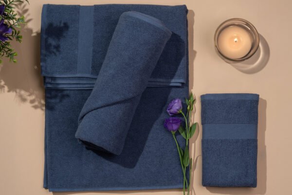 DSCF3142 copy Light Luxe Bath Linen Set - Blue Colour