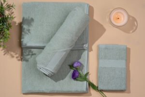 DSCF3145 copy Light Luxe Bath Linen Set - Green Colour