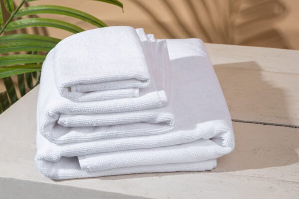 Bath Linen Set - White Colour