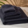 Bath Linen Set - 2x (White and Blue Colour)