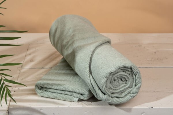 Light Luxe Bath Linen Set - Green Colour